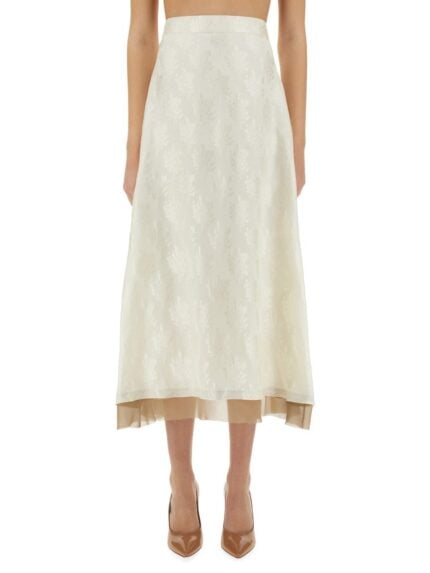 Fendi FF SILK SKIRT