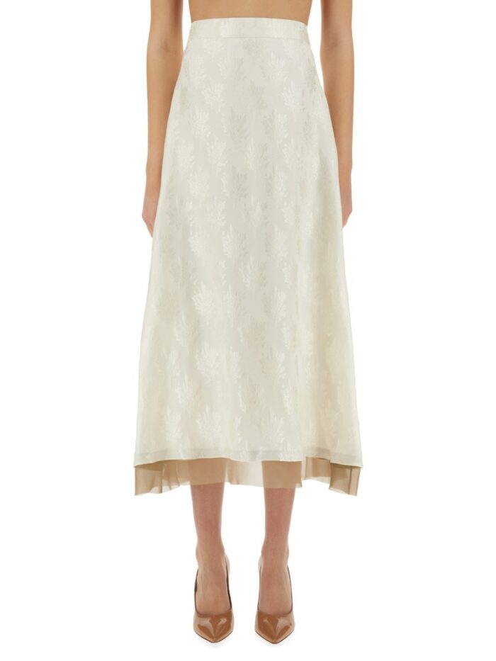 Fendi FF SILK SKIRT