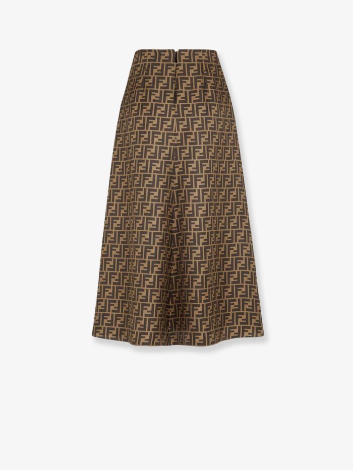 Fendi FF Silk Skirt