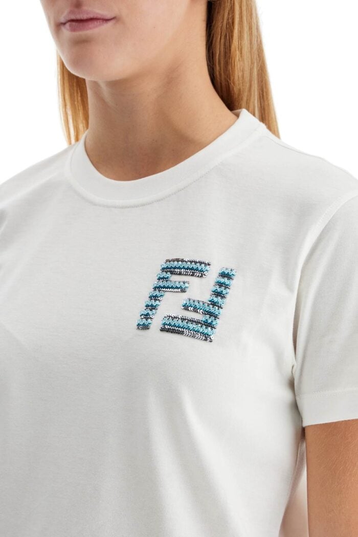 FENDI Ff T-shirt With Applications