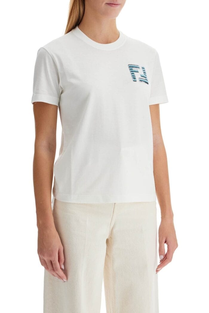 FENDI Ff T-shirt With Applications