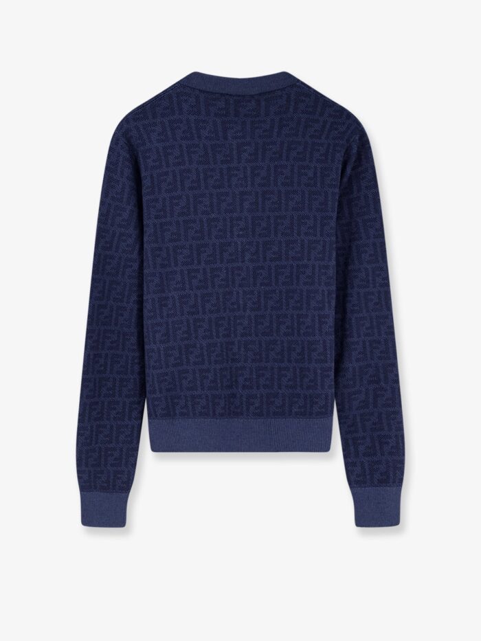 Fendi FF Wool And Silk Cardigan