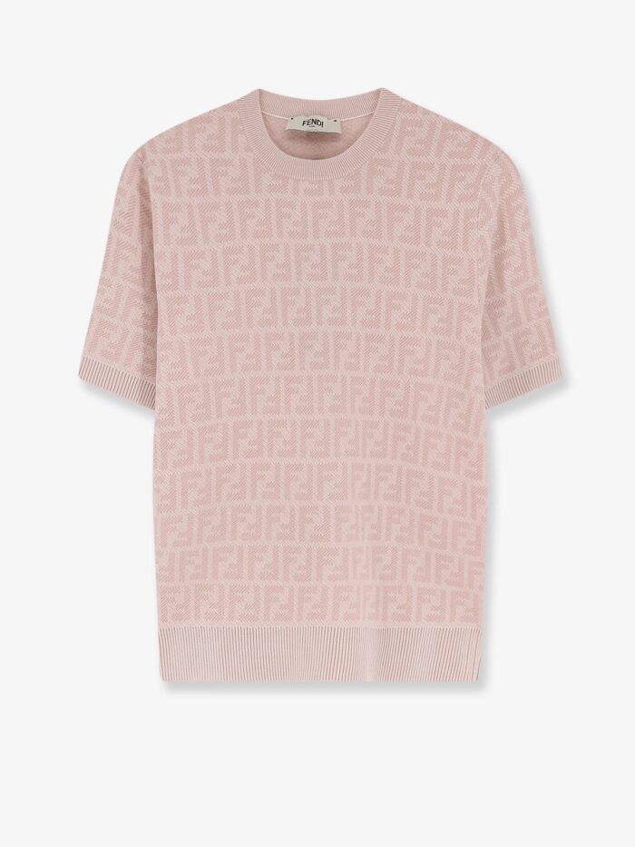 fendi ff wool and silk sweater Fendi FF Wool And Silk Sweater