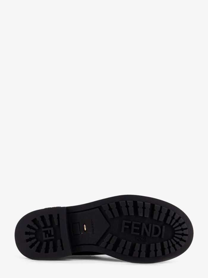 Fendi Filo Leather Ankle Boots