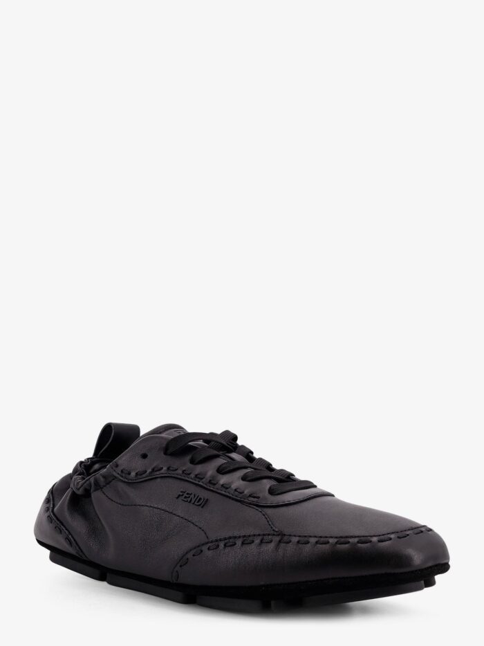 Fendi Fit Leather Sneakers