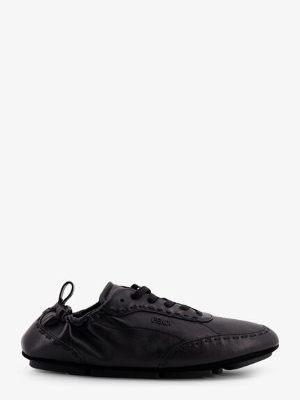Fendi Fit Leather Sneakers