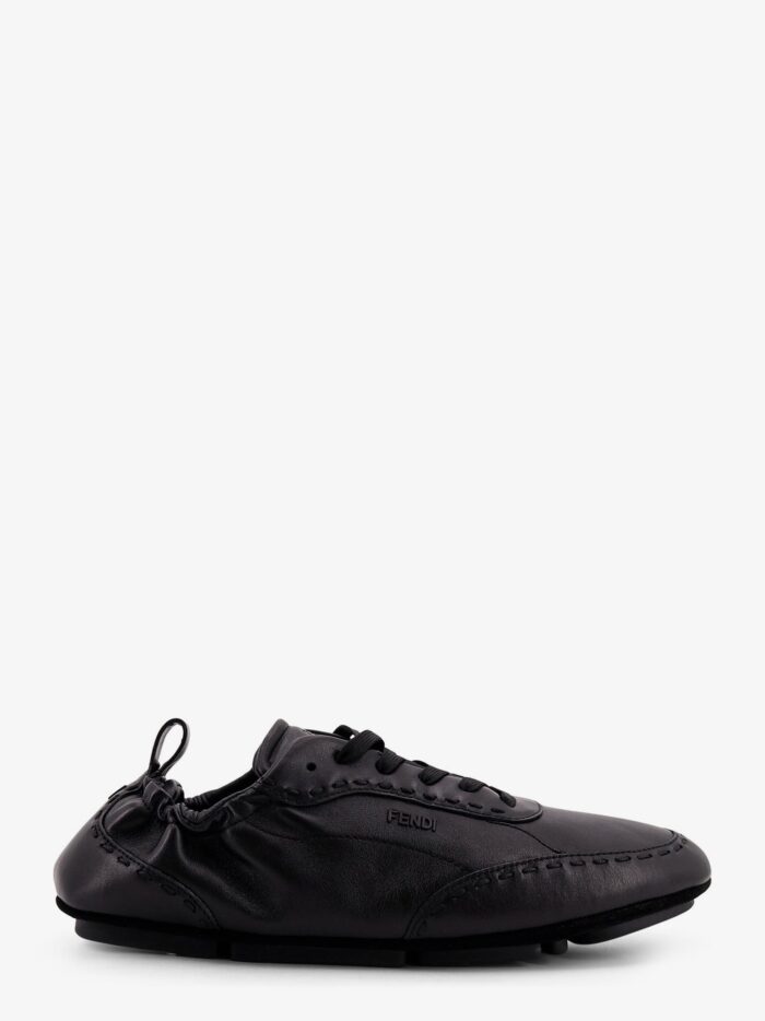 Fendi Fit Leather Sneakers