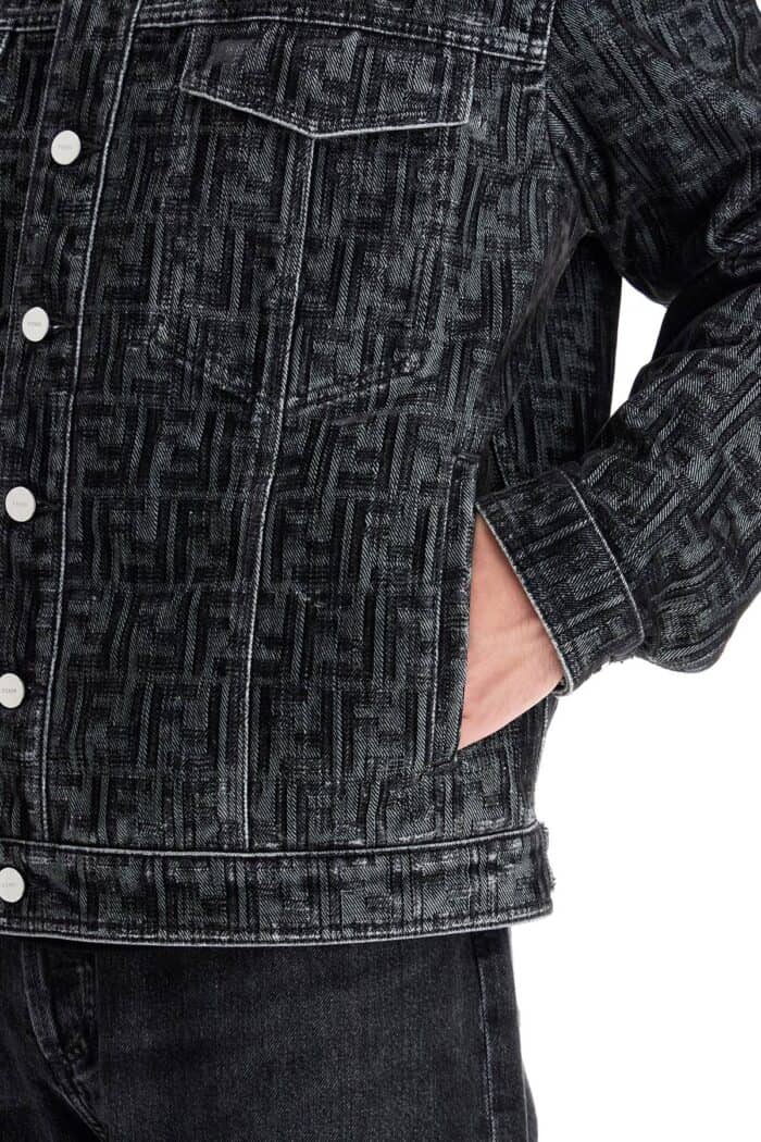 FENDI "flocked Denim Ff Jacket"