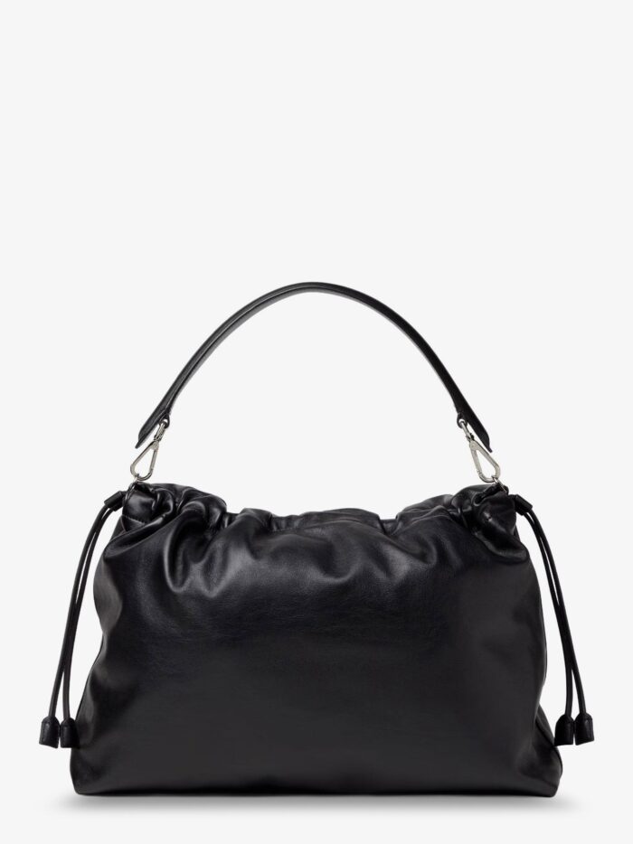 Fendi Flux Maxi Messenger Leather Crossbody Bag