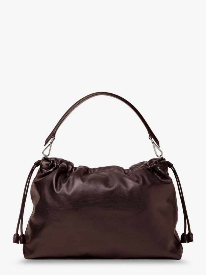 Fendi Flux Maxi Messenger Leather Shoulder Bag