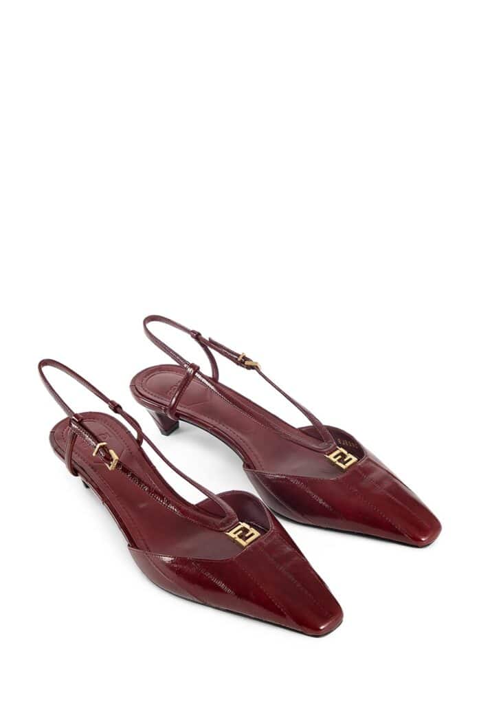 Fendi Fold Slingback Pumps