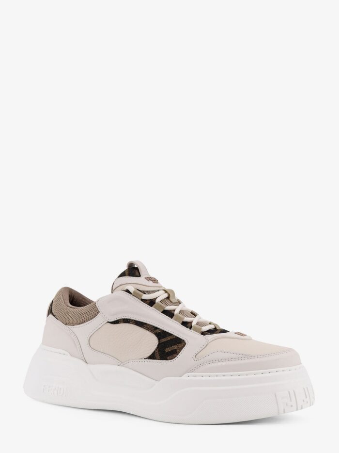Fendi Force Low-top Leather Sneakers