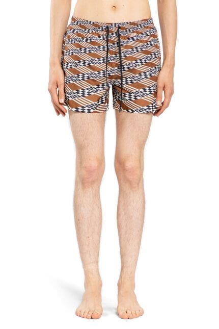 FENDI Geometric Ff Nylon Swim Shorts