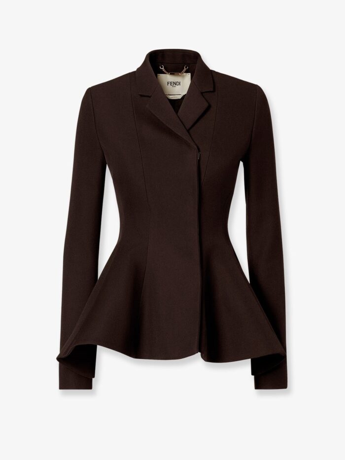 fendi grain de poudre wool blazer Fendi Grain-de-poudre Wool Blazer