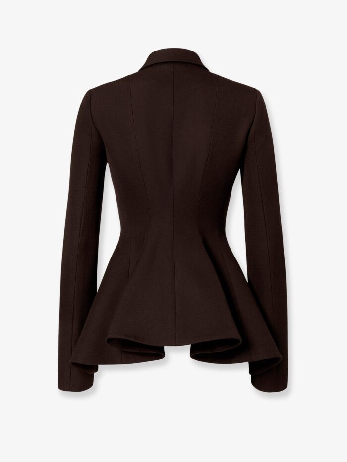 Fendi Grain-de-poudre Wool Blazer