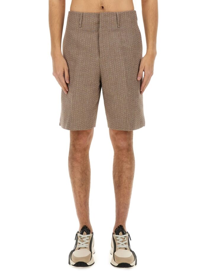 Fendi JACQUARD BERMUDA SHORTS