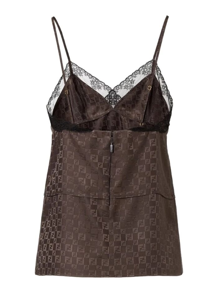 Fendi "JACQUARD FF" TOP