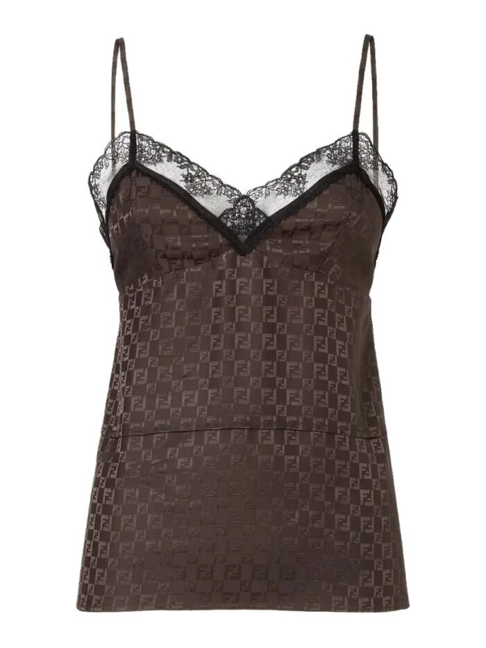 Fendi "JACQUARD FF" TOP