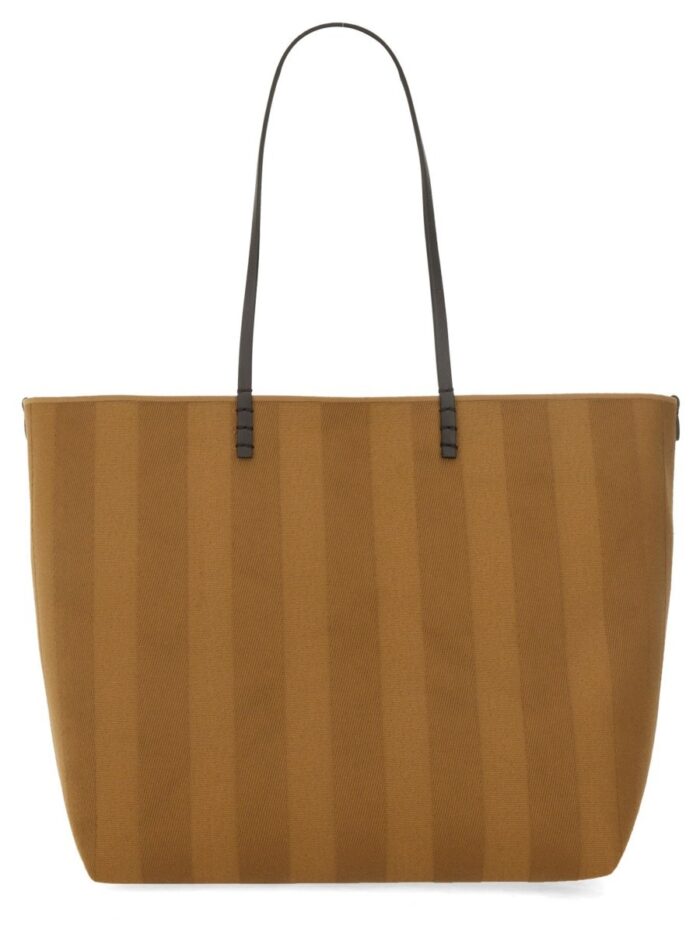 Fendi JACQUARD "FF" VELVET SHOPPER BAG