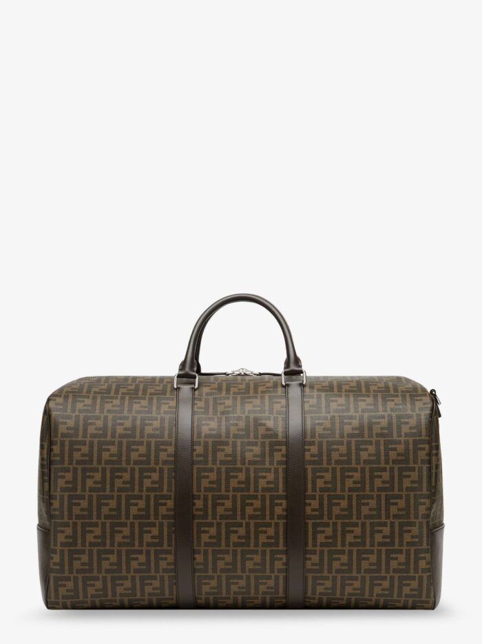Fendi Large Duffle FF FF Fabric Travel Bag