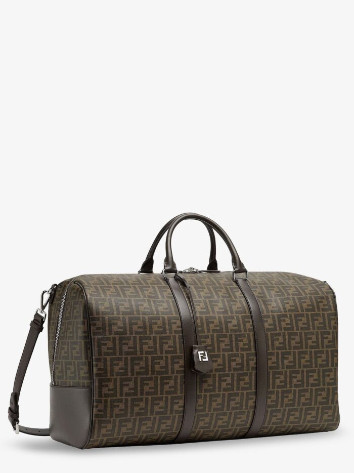 Fendi Large Duffle FF FF Fabric Travel Bag