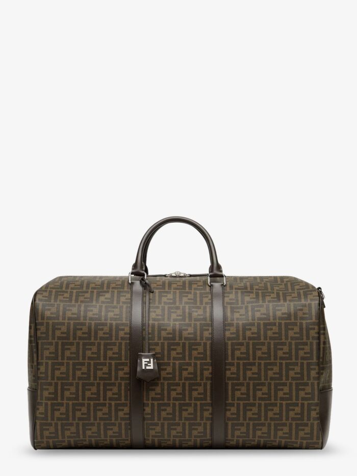 Fendi Large Duffle FF FF Fabric Travel Bag