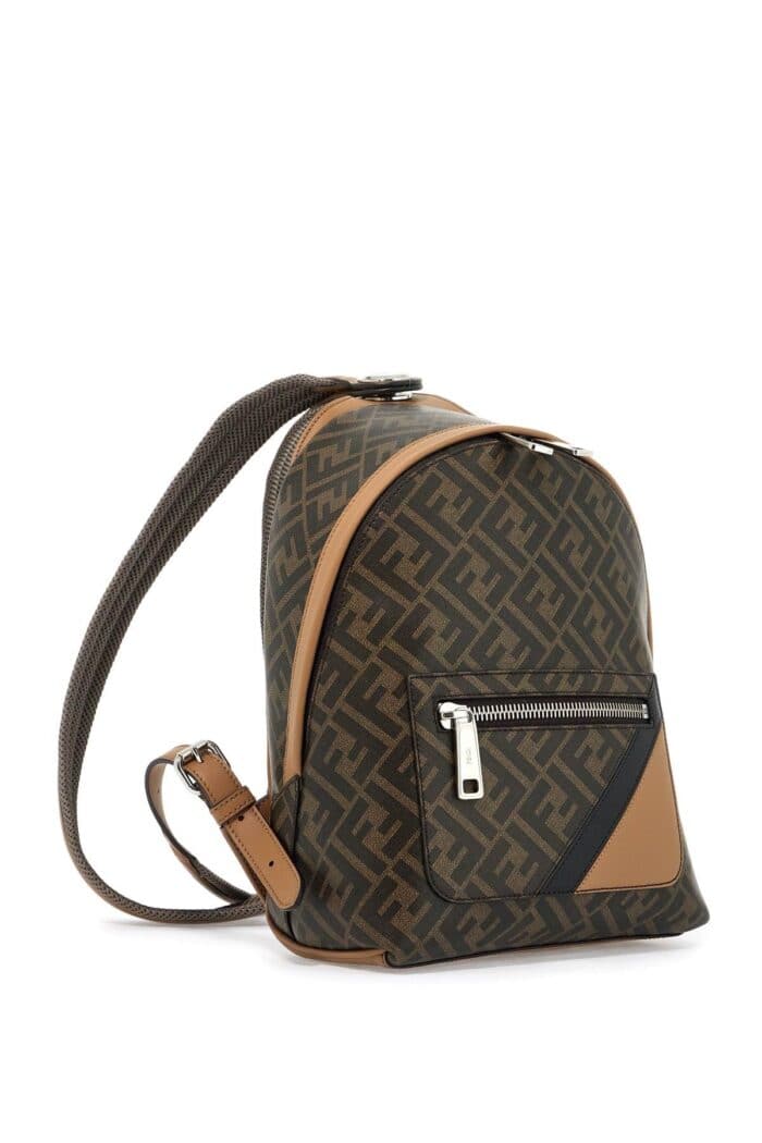 FENDI Leather Backpacknnfendi Small Chiodo