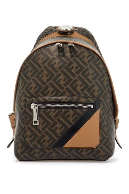 FENDI Leather Backpacknnfendi Small Chiodo