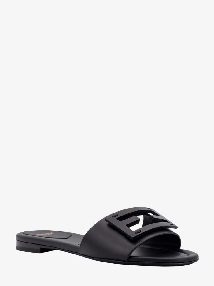Fendi Leather Baguette Sandals