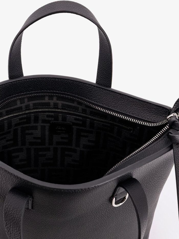 Fendi Leather Small Shopping Bag
