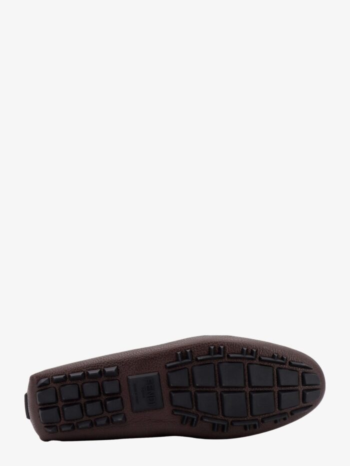 Fendi Leather Sneakers With Ff Insert