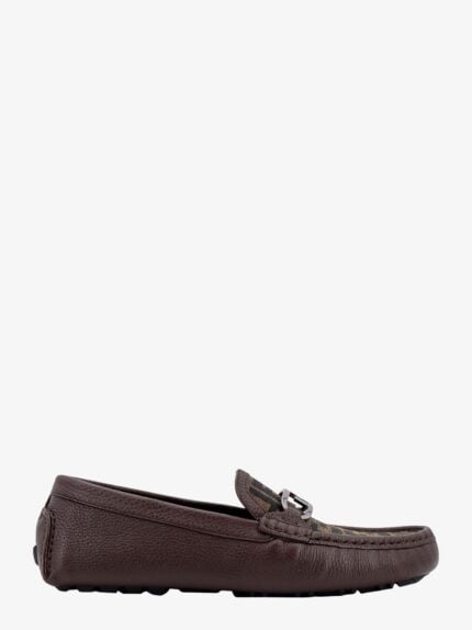 Fendi Leather Sneakers With Ff Insert