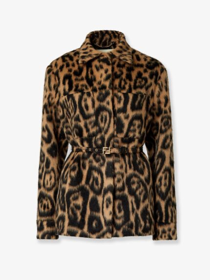Fendi Leo Wool Go-To Jacket