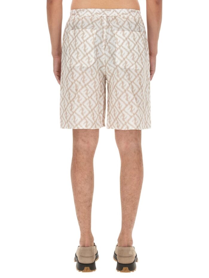 Fendi LINEN BERMUDA SHORTS