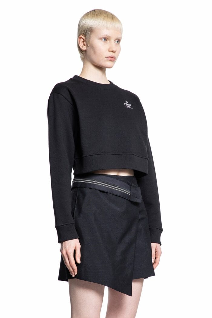 FENDI Logo Jersey Sweatshirt