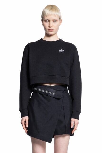 FENDI Logo Jersey Sweatshirt