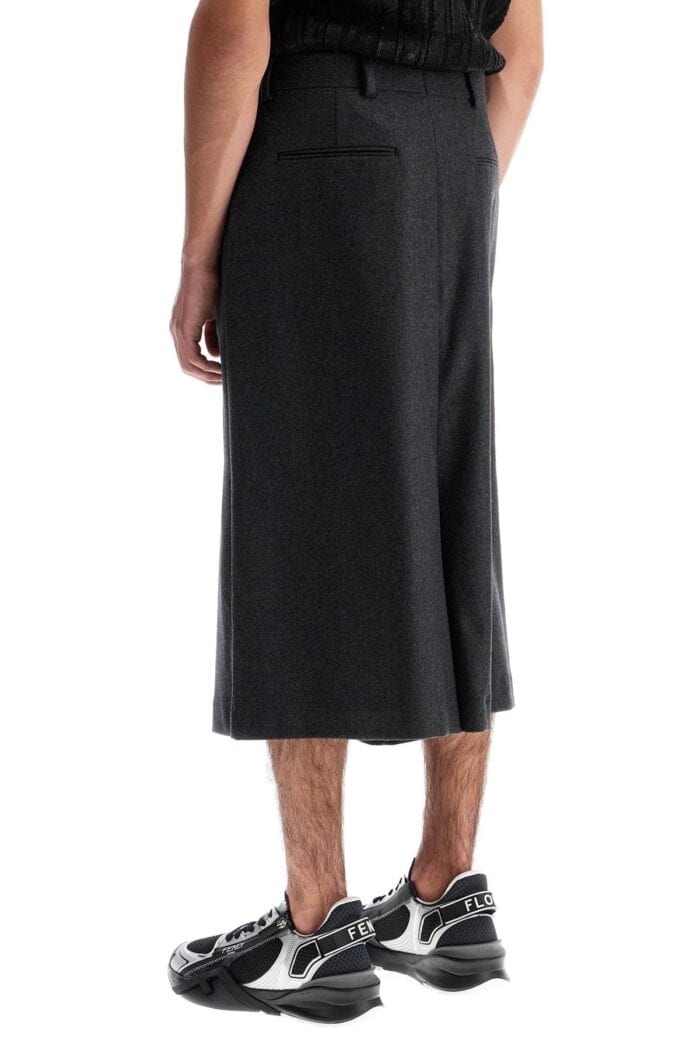 FENDI Long Cashmere Bermuda Shorts