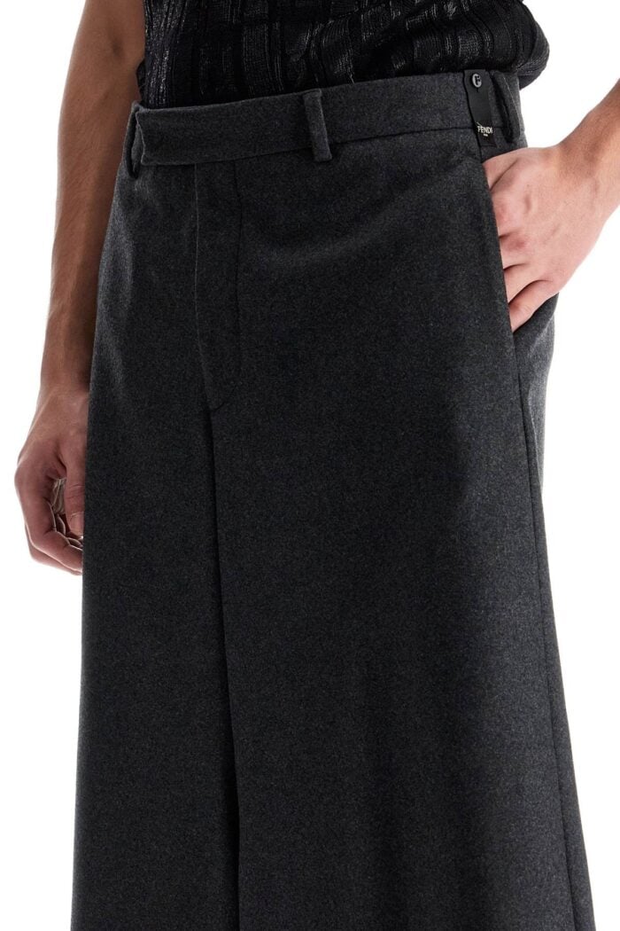 FENDI Long Cashmere Bermuda Shorts