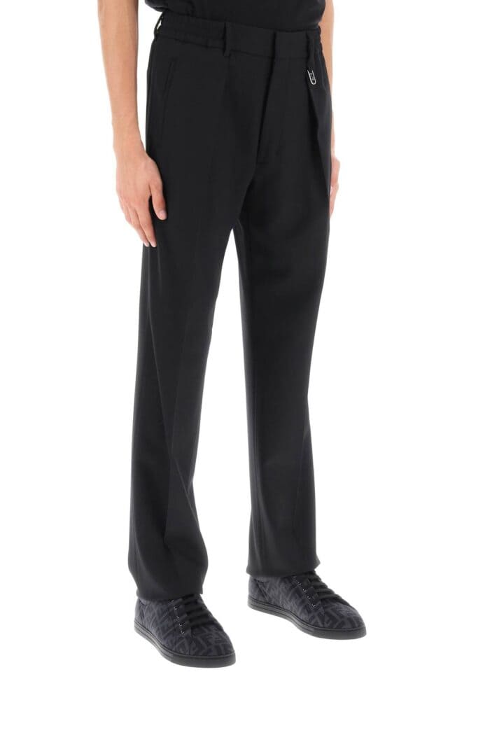 Fendi Loose-fit Tapered Pants