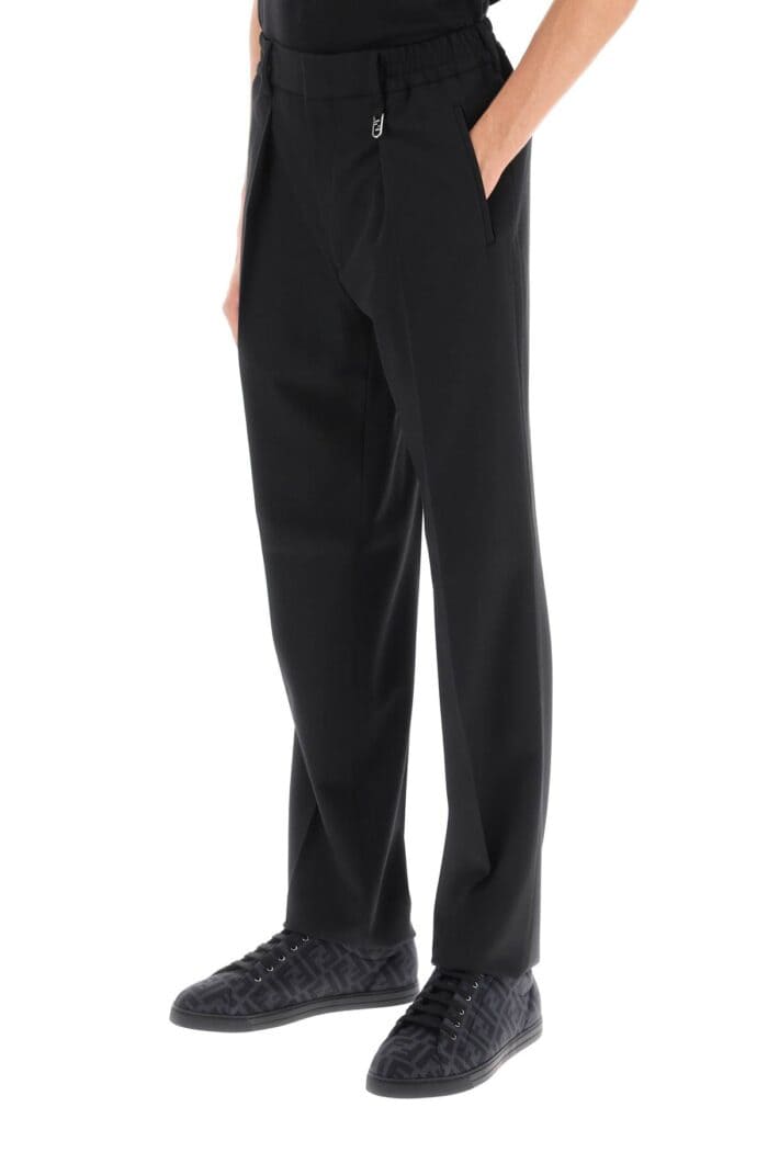 Fendi Loose-fit Tapered Pants