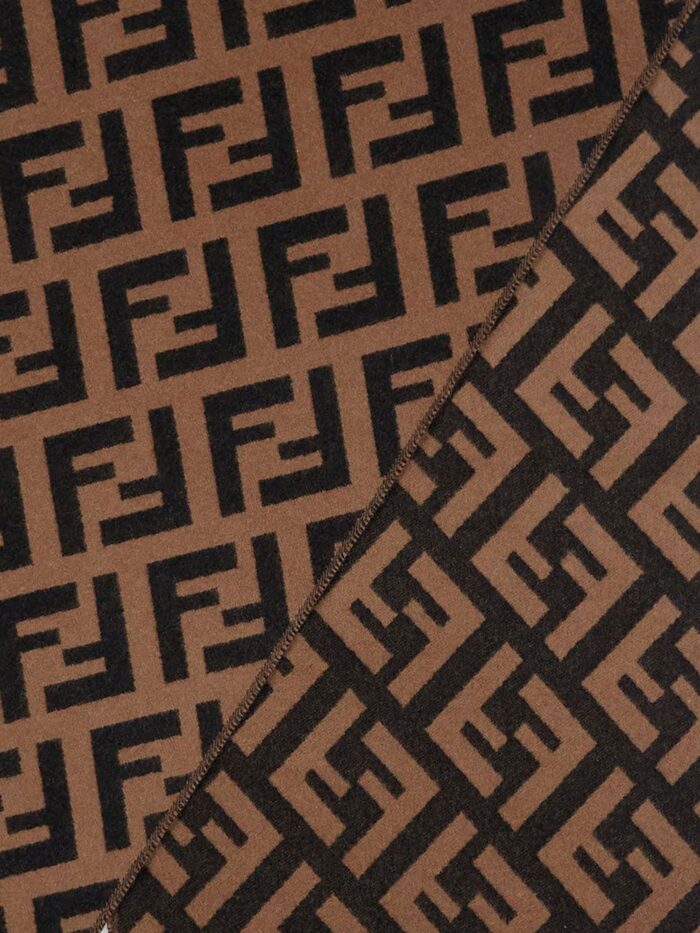 Fendi Macro FF Jacquard Cashmere Scarf