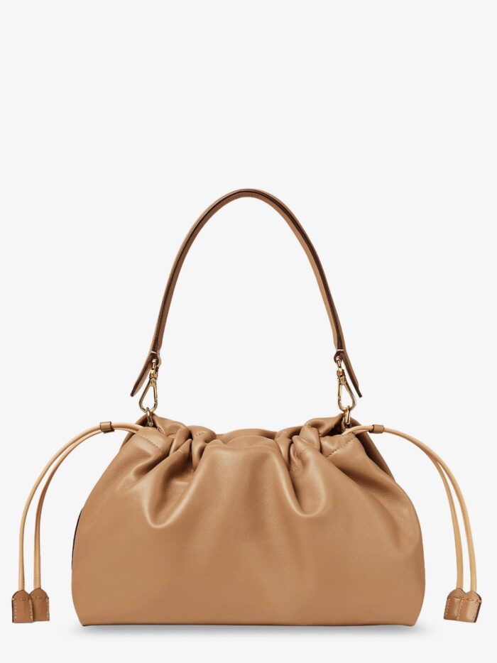 Fendi Mamma Baguette Large Leather Shoulder Bag