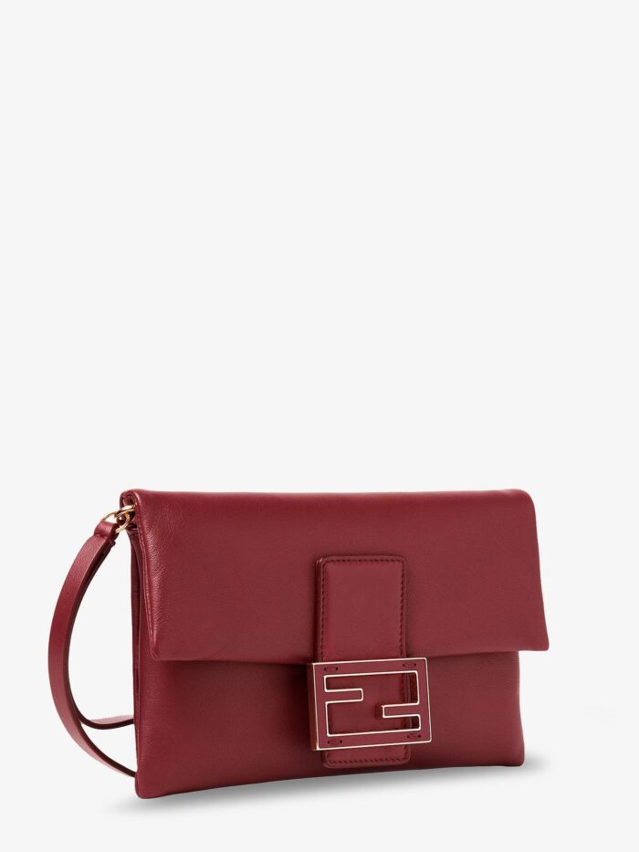 Fendi Mamma Baguette Leather Crossbody Bag
