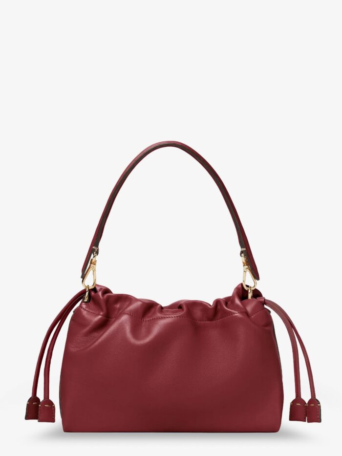 Fendi Mamma Baguette Medium Leather Crossbody Bag