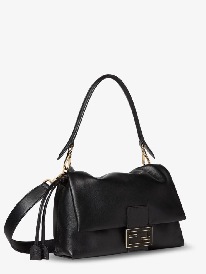Fendi Mamma Baguette Medium Leather Crossbody Bag