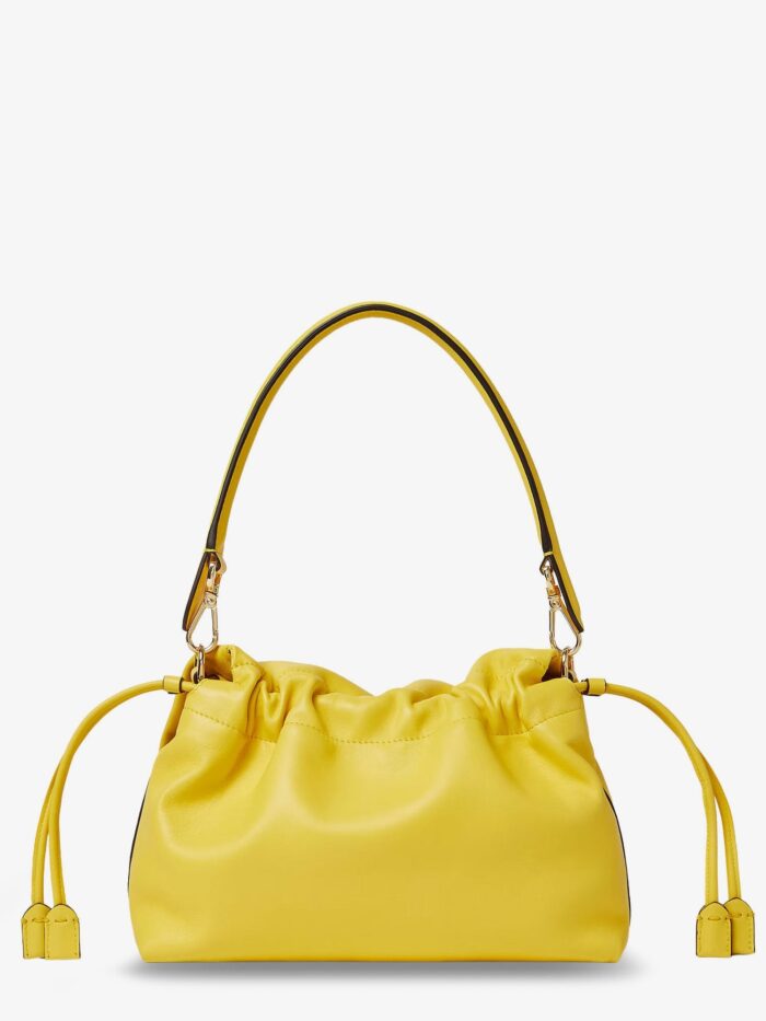 Fendi Mamma Baguette Medium Leather Crossbody Bag