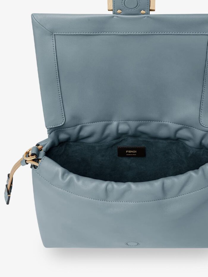 Fendi Mamma Baguette Medium Leather Crossbody Bag