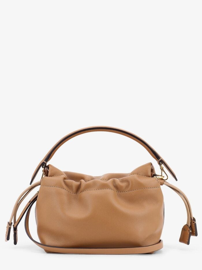 Fendi Mamma Baguette Small Leather Crossbody Bag
