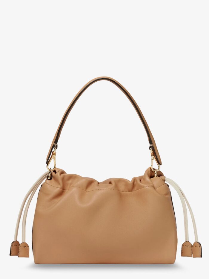 Fendi Mamma Baguette Small Leather Crossbody Bag