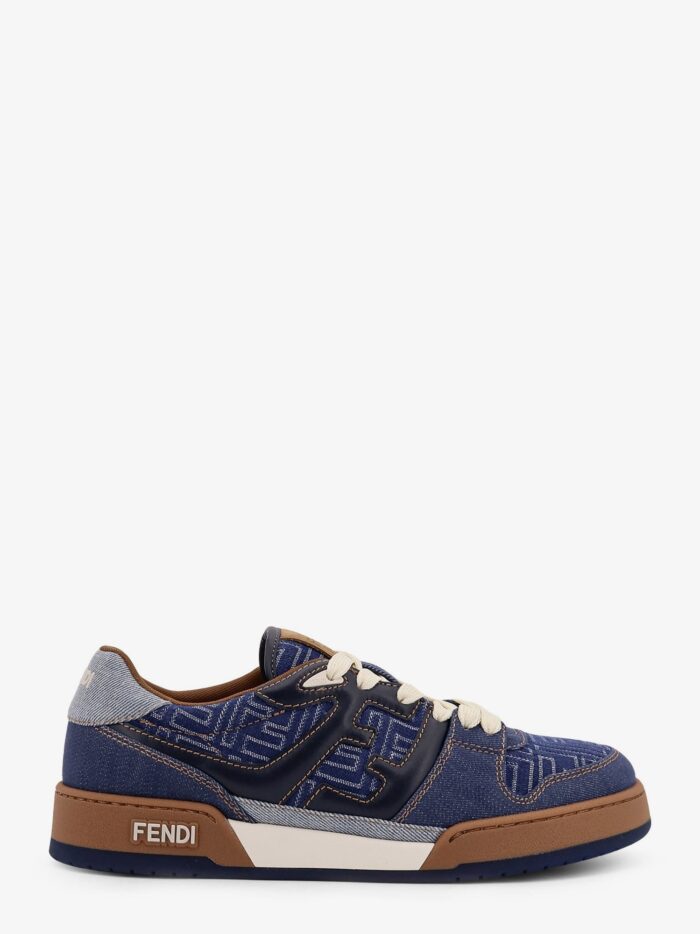 Fendi Match Denim Sneakers